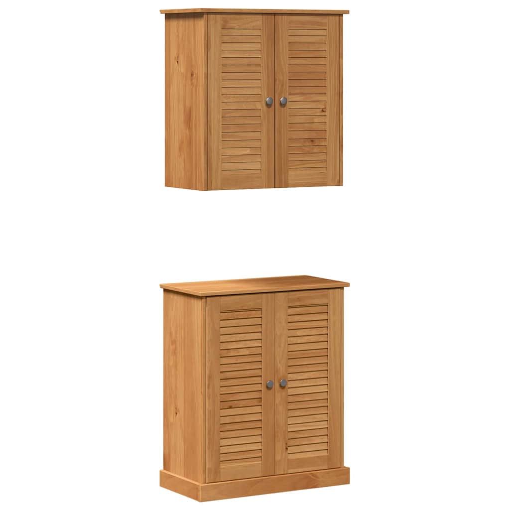 Bathroom Furniture Set VIGO 2 pcs Brown 67.5 x 34 x 80 cm