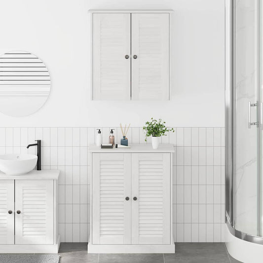 Bathroom Furniture Set with Shelf 2 pcs Brown 67.5 x 34 x 80 cm