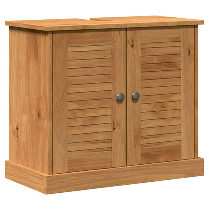 Bathroom Furniture Set VIGO 4 pcs Honey brown 37 x 34 x 110 cm