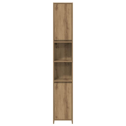 4 Piece Bathroom Furniture Set Artisan Oak Engineered Wood