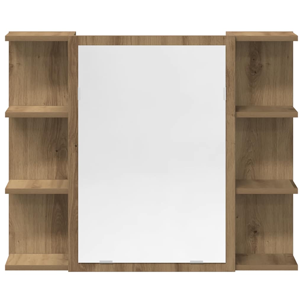 3 Piece Bathroom Furniture Set Artisan Oak Engineered Wood