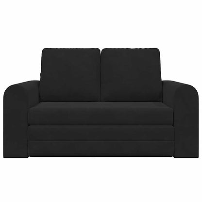 Sofa Bed Black 148 x 71 x 83 cm Velvet