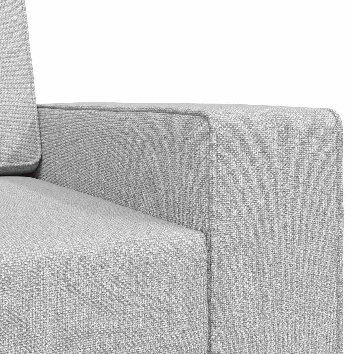 Floor Sofa Bed Cloud grey 245 x 78 x 77 cm Fabric