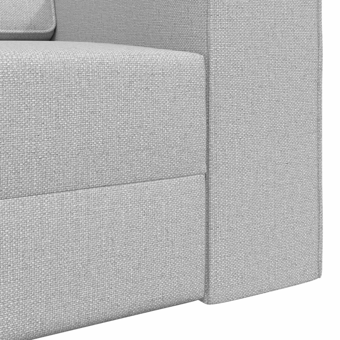 Floor Sofa Bed Cloud grey 245 x 78 x 77 cm Fabric