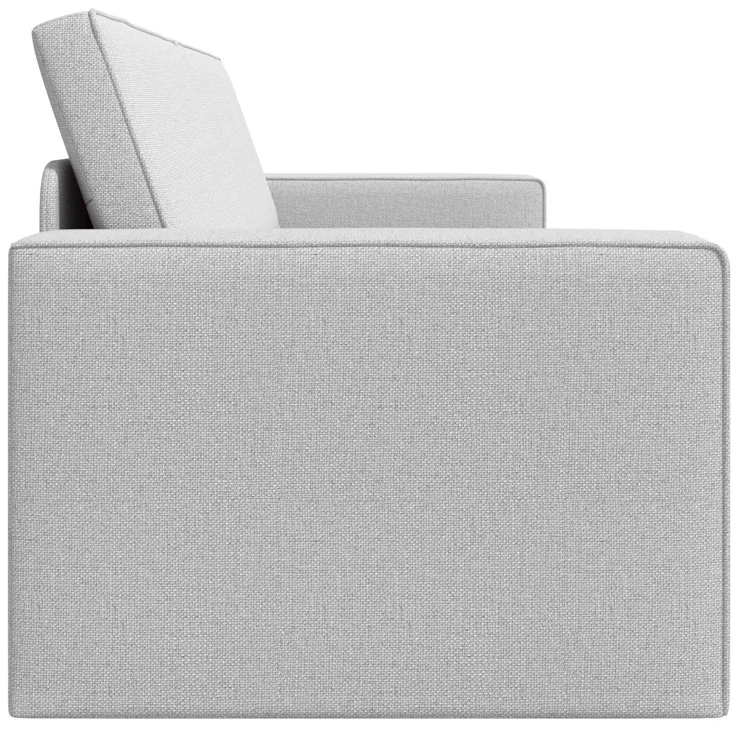 Floor Sofa Bed Cloud grey 245 x 78 x 77 cm Fabric