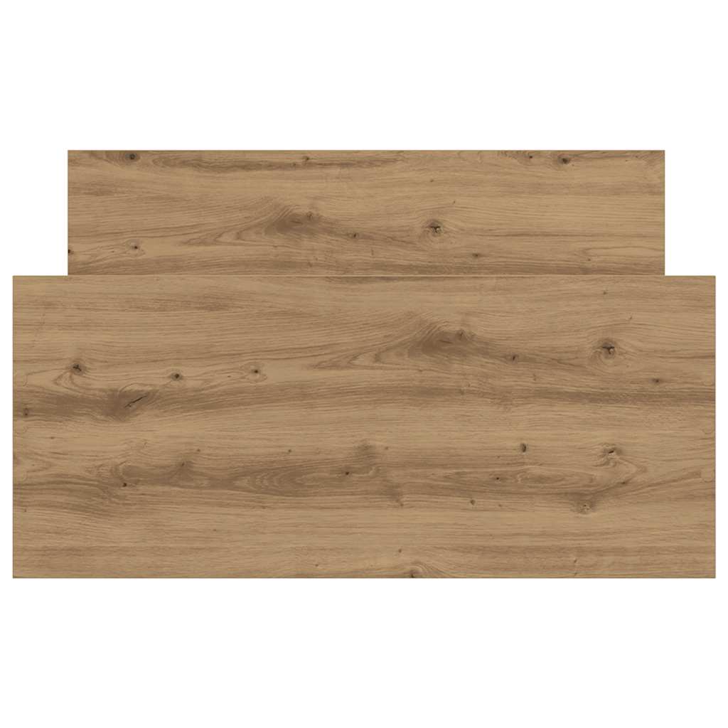 Bed Frame without Mattress Artisan Oak 90x190 cm Single Engineered Wood