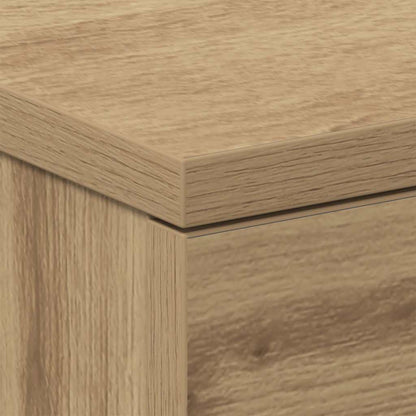 Bedside Cabinets 2 pcs Artisan Oak 38x35x55 cm Engineered Wood
