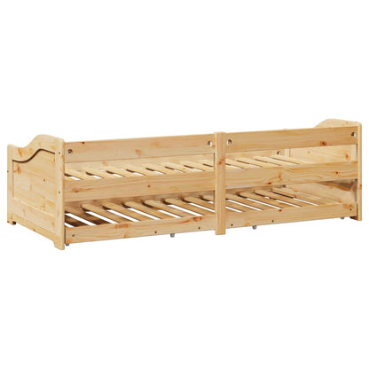 Daybed with Trundle without Mattress IRUN 90x200 cm