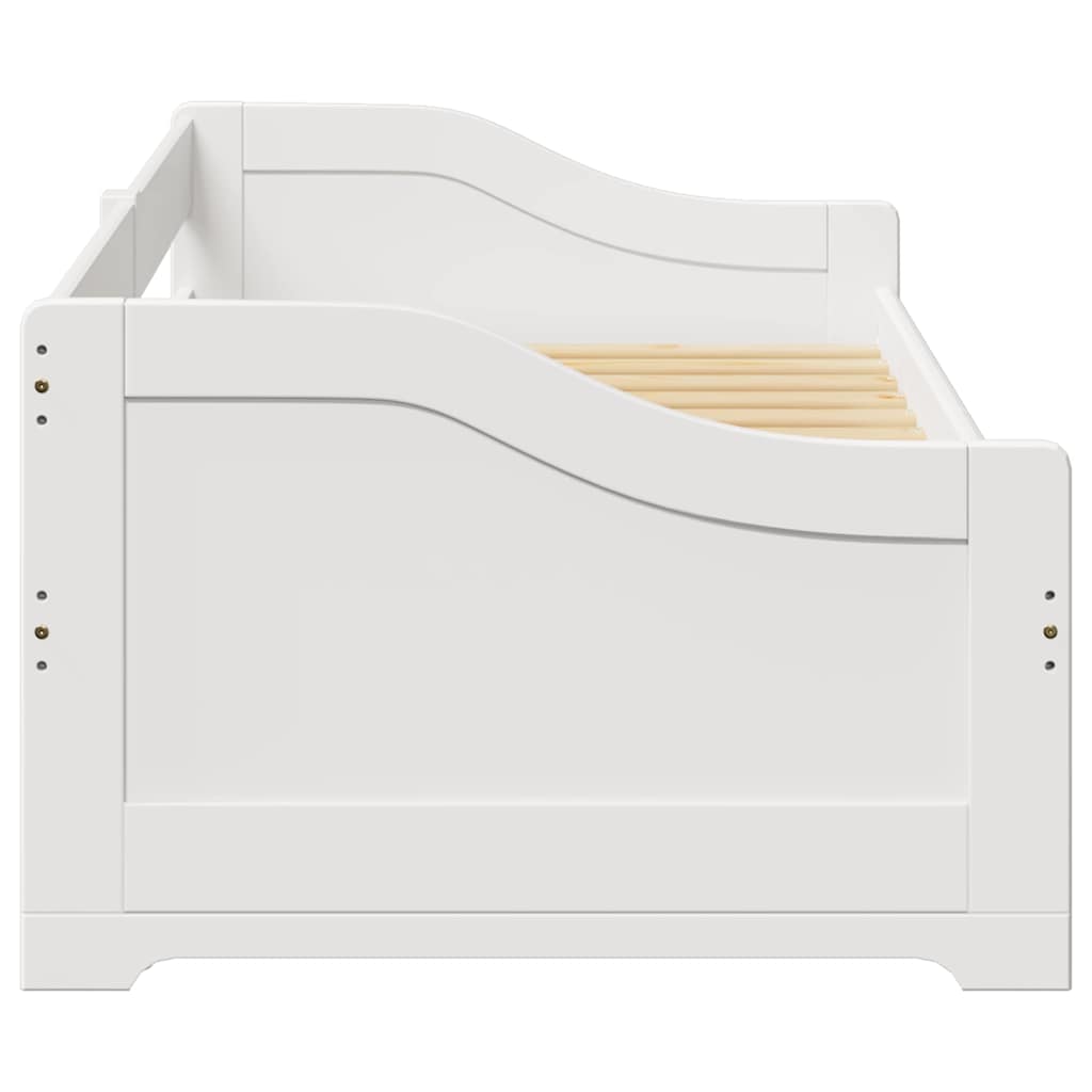 Daybed with Trundle without Mattress IRUN White 90x200 cm