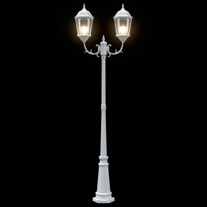 Garden Light White 235 cm Aluminium