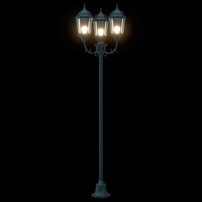 Garden Light Post Dark green Aluminium and Glass