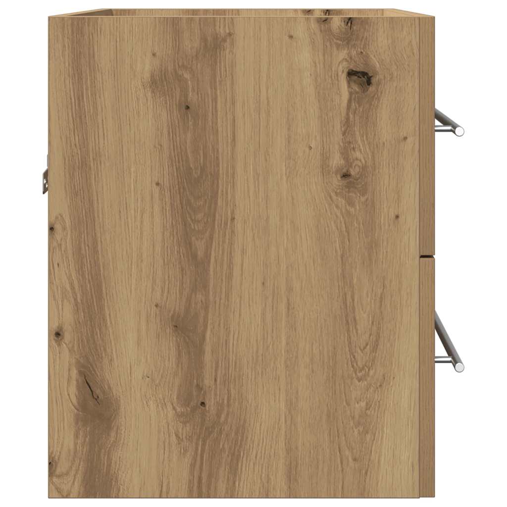 Bathroom Sink Cabinet Artisan Oak 60x38.5x48 cm Engineered Wood