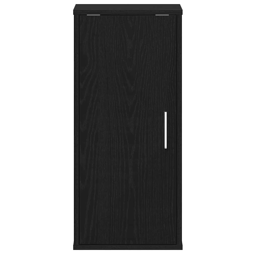 Shoe Cabinets 2 pcs Black Oak 32x35x70 cm Engineered Wood
