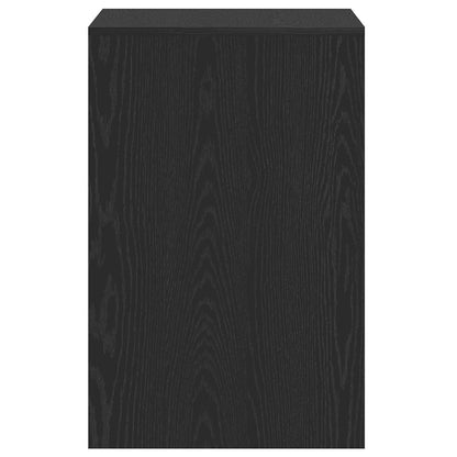 Desk Black Oak 101x50x76.5 cm Engineered Wood