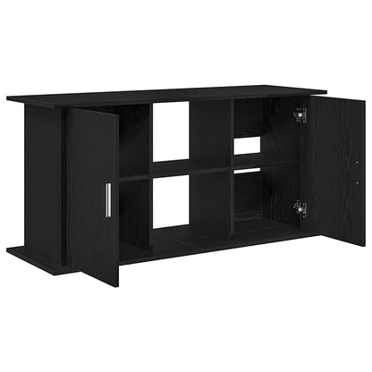 Aquarium Stand Black Oak 121x41x58 cm Engineered Wood