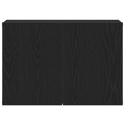 TV Cabinet Black Oak 60x30x41 cm Engineered Wood