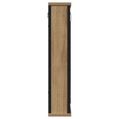 Bathroom Mirror Cabinet Artisan Oak 42x12x60 cm Engineered Wood
