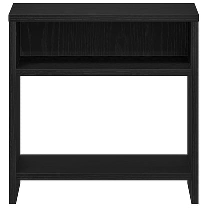 Bedside Cabinet Black Oak 40x30x40 cm Engineered Wood