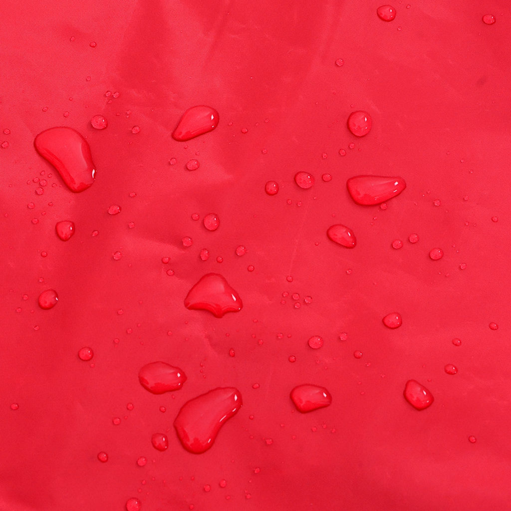 Dog Raincoat with Reflective Strips Polyester Red XXS