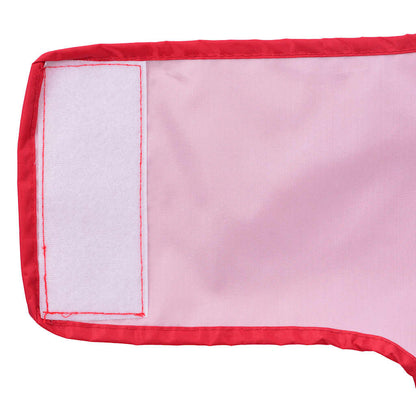 Dog Raincoat with Reflective Strips Polyester Red L