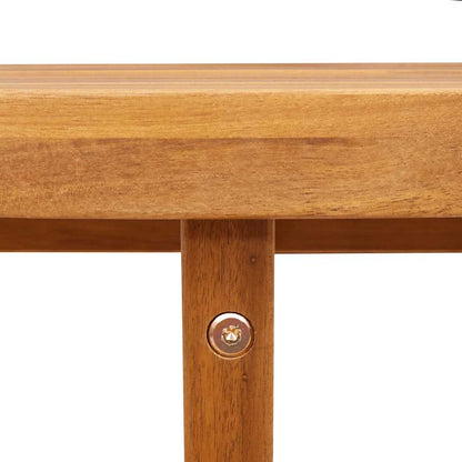 Garden Side Table Round Ø70x75 cm Solid Wood Acacia