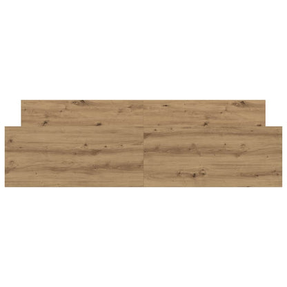 Bed Frame without Mattress Artisan Oak 160x200cm Engineered Wood