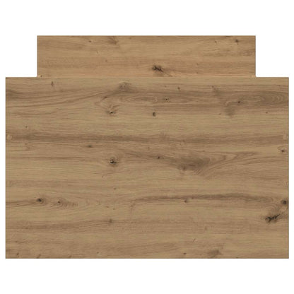 Bed Frame without Mattress Artisan Oak 100x200cm Engineered Wood