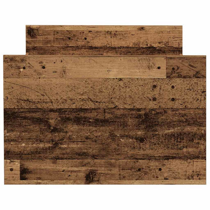 Bed Frame without Mattress Old Wood 90x200cm Engineered Wood