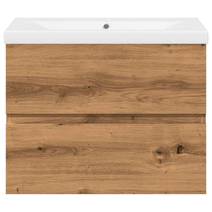 Sink Cabinet with Built-in Basin Artisan Oak