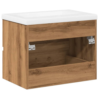 Sink Cabinet with Built-in Basin Artisan Oak