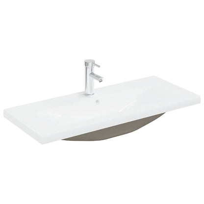 Sink Cabinet with Built-in Basin and Faucet Artisan Oak