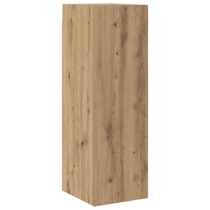 Wall Mounted TV cabinets 6 pcs Artisan Oak Engineered Wood