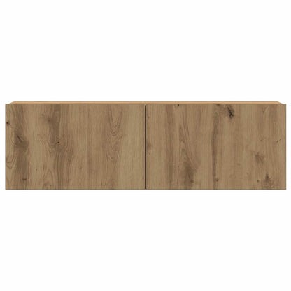 5 Piece TV Cabinet Set Wall-mounted Artisan Oak Engineered Wood