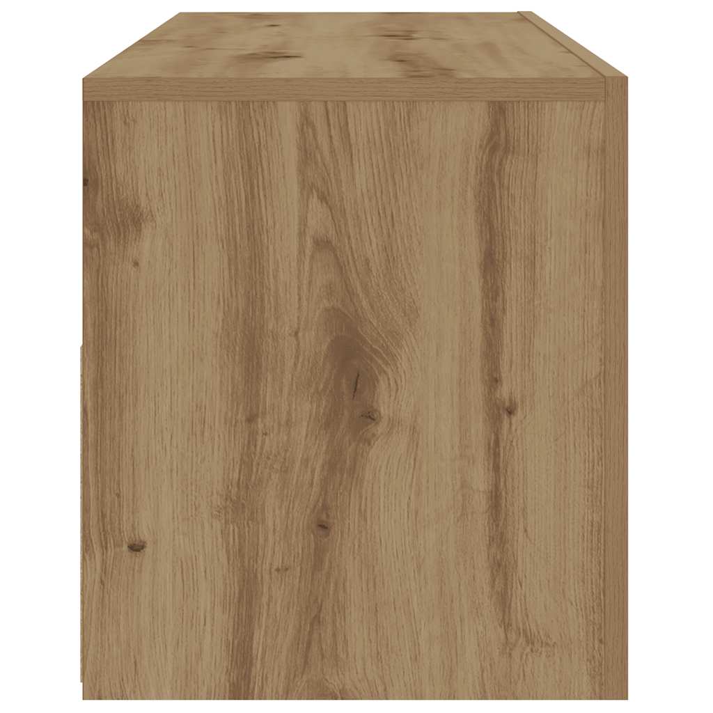 Bedside Cabinets 2 pcs with LEDs Artisan Oak 60x35x40 cm