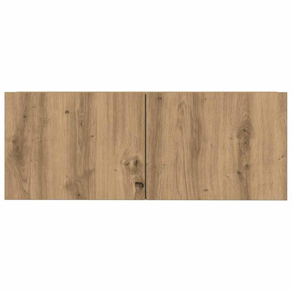 3 Piece TV Cabinet Set Wall-mounted Artisan Oak Engineered Wood