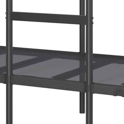 Bunk Bed without Mattress Black 80x200 cm Steel