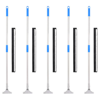 Floor Squeegees 5 pcs 60.5x119.5 cm Steel and Rubber