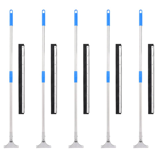 Floor Squeegees 5 pcs 60.5x119.5 cm Steel and Rubber