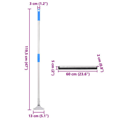 Floor Squeegees 5 pcs 60.5x119.5 cm Steel and Rubber