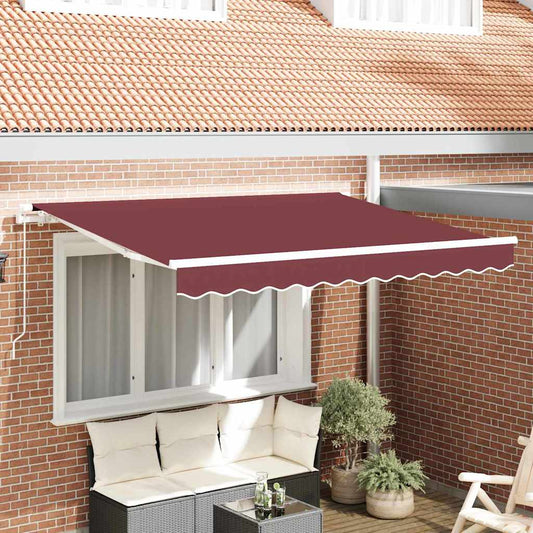 Awning Replacement Fabric Burgundy 350 x 200 cm Canvas