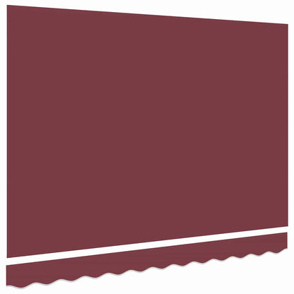 Awning Replacement Fabric Burgundy 350 x 200 cm Canvas