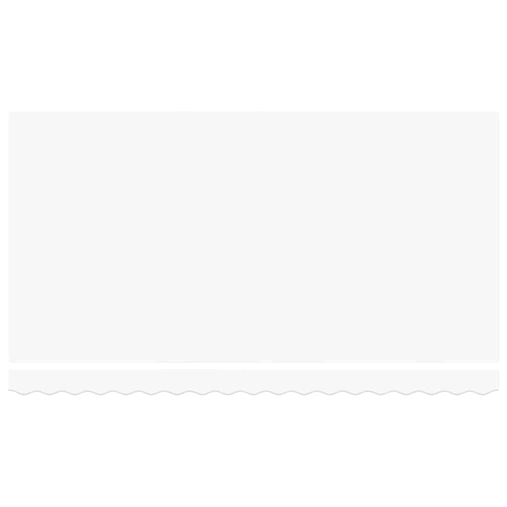 Awning Replacement Fabric White 400 x 200 cm Canvas