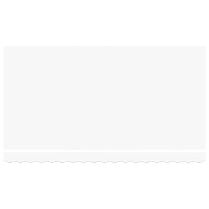 Awning Replacement Fabric White 400 x 200 cm Canvas