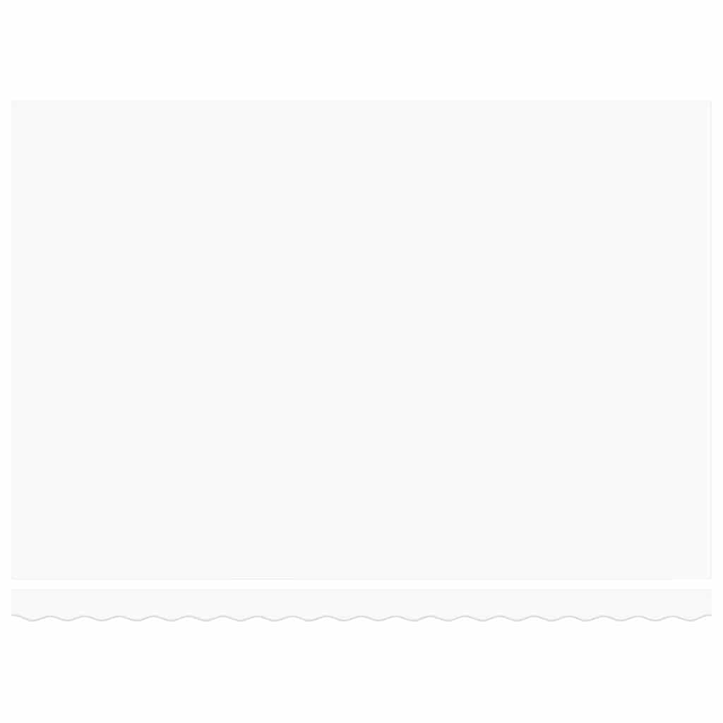Awning Replacement Fabric White 450 x 350 cm Canvas