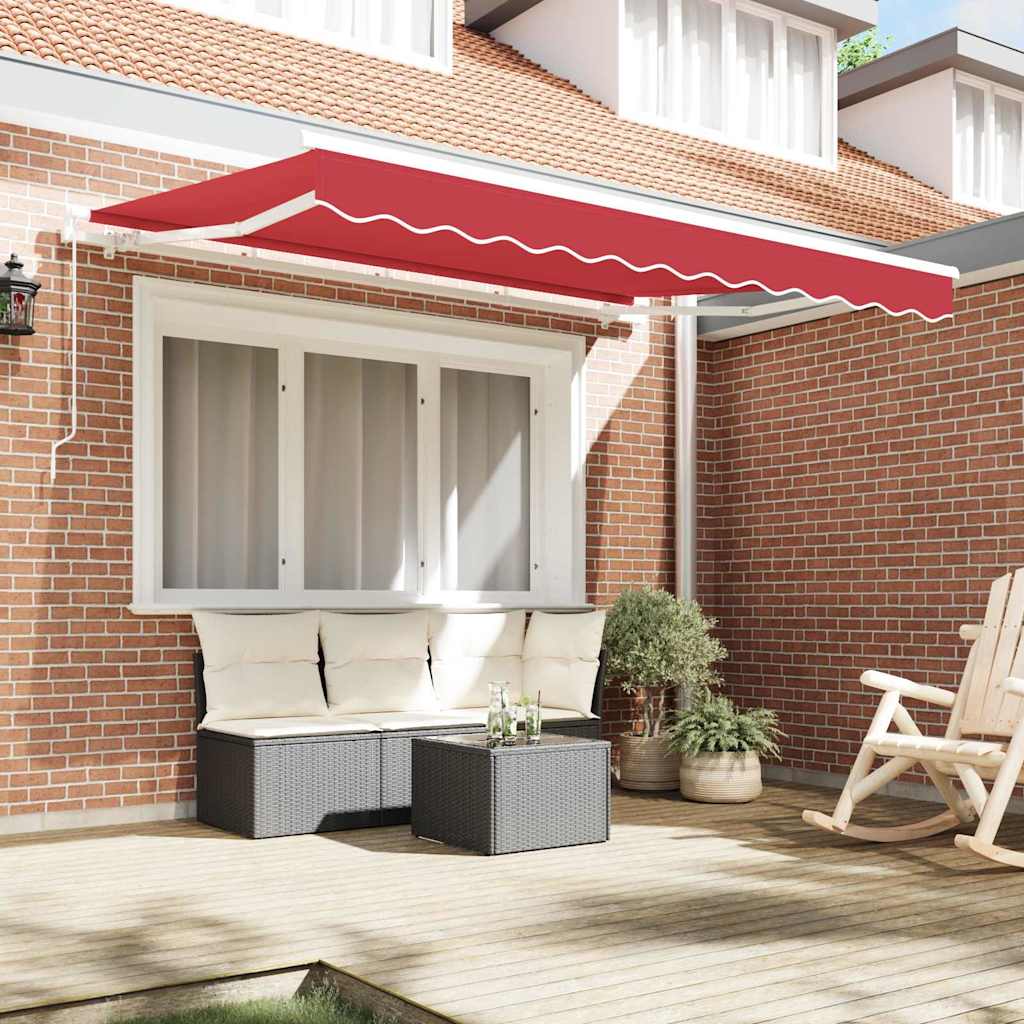 Awning Replacement Fabric Red 350 x 250 cm Canvas