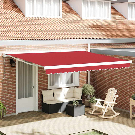Awning Replacement Fabric Red 400 x 300 cm Canvas