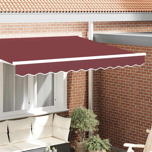 Awning Valance Burgundy 2.3 x 0.2 m Canvas