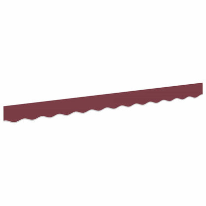 Awning Valance Burgundy 2.3 x 0.2 m Canvas