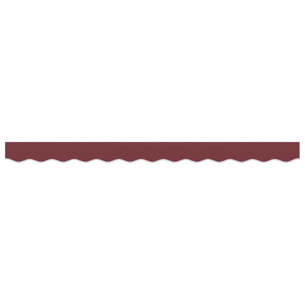 Awning Valance Burgundy 2.3 x 0.2 m Canvas