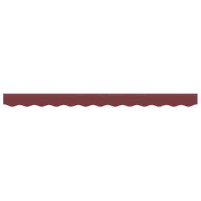 Awning Valance Burgundy 2.3 x 0.2 m Canvas